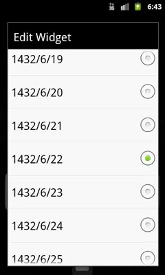 Hijri Calendar android App screenshot 3